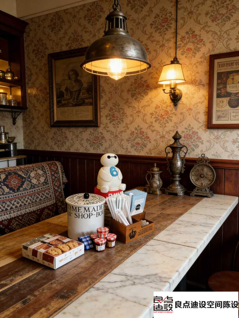 砸钱硬装不如会搭软装!这间复古咖啡店凭细节美出圈!